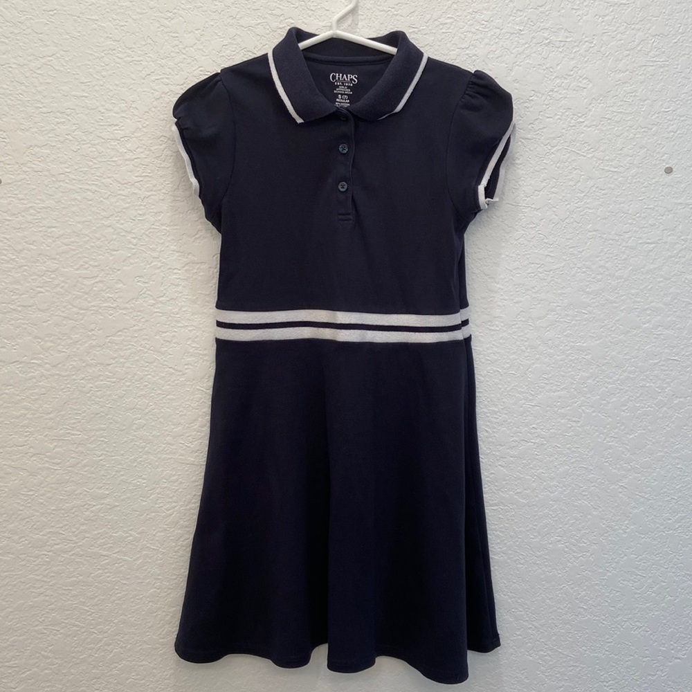Girls Chaps short sleeve uniform dress